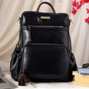 Timeless Diva Women Laptop Backpack - Black