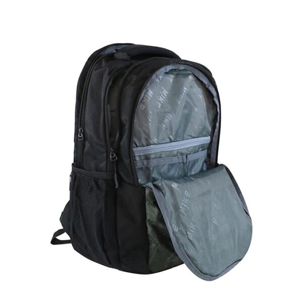 Arkz Armour Deluxe Laptop Backpack-Olive Green & Black - Image 3