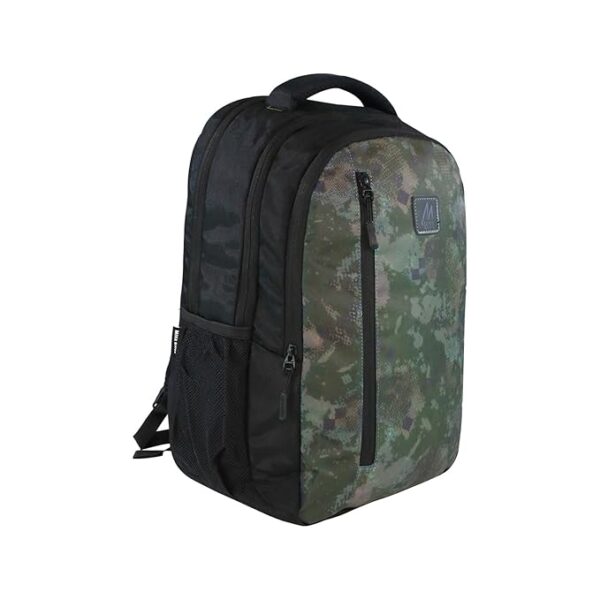 Arkz Armour Deluxe Laptop Backpack-Olive Green & Black - Image 4