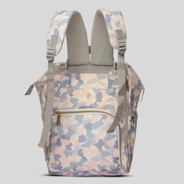 Snappy Zappy Backpack Diaper Bag - White Camo - Image 6
