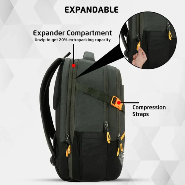 SAFAR Expand 14 Large 43 L Laptop Backpack - Image 4