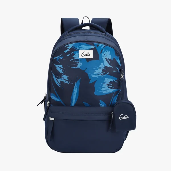 Genie Aria 40L Navy Blue Laptop Backpack With Raincover - Image 10