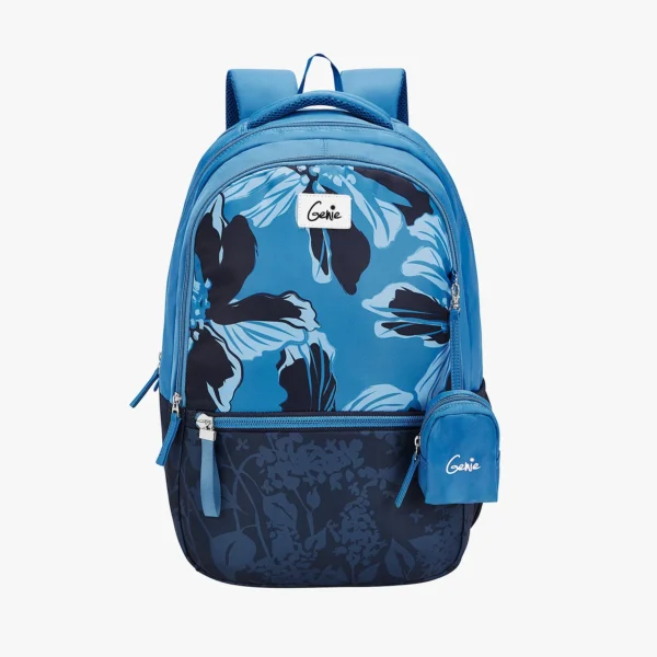 Genie Noah 40L Navy Blue Laptop Backpack With Raincover - Image 6