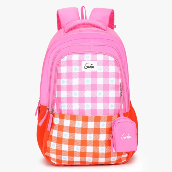 Genie Grace 36L Pink Laptop Backpack - Image 3