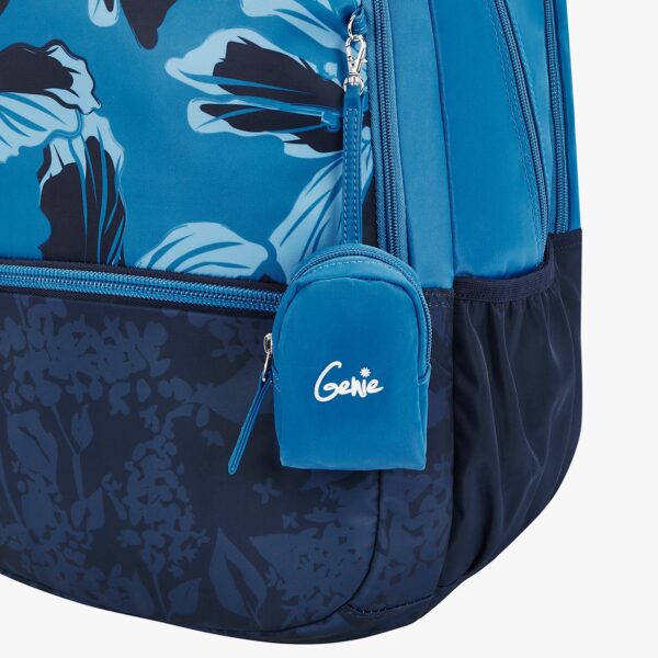Genie Noah 40L Navy Blue Laptop Backpack With Raincover - Image 7