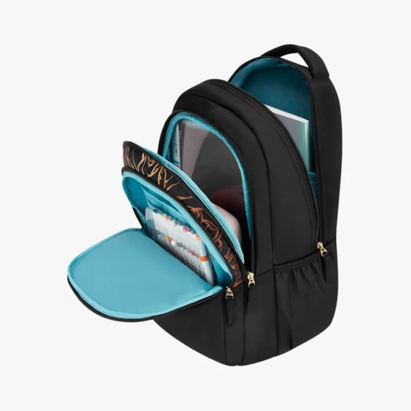 Genie Glow 36L Black Laptop Backpack With Raincover - Image 11