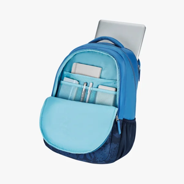 Genie Noah 40L Navy Blue Laptop Backpack With Raincover - Image 8