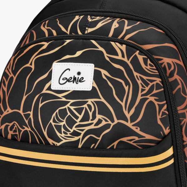 Genie Glow 36L Black Laptop Backpack With Raincover - Image 12
