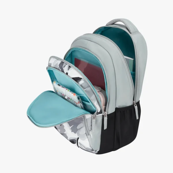 Genie Ruby 36L Grey Laptop Backpack With Raincover - Image 14