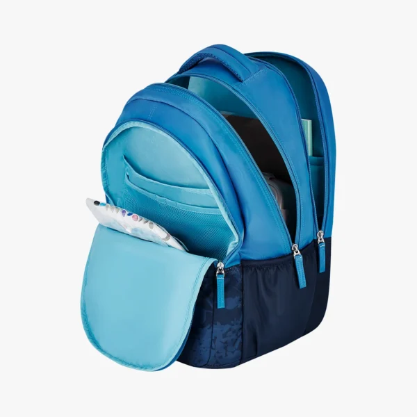 Genie Noah 40L Navy Blue Laptop Backpack With Raincover - Image 16