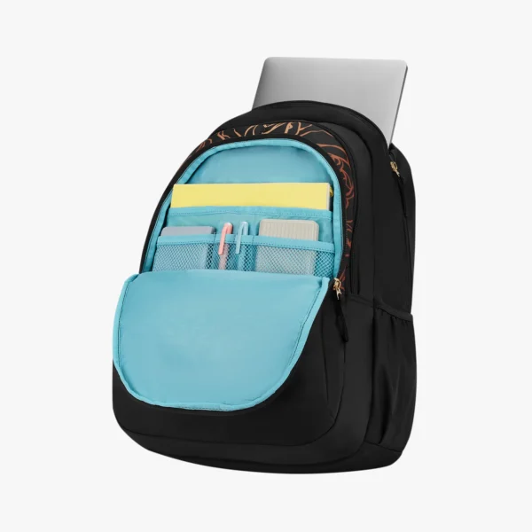 Genie Glow 36L Black Laptop Backpack With Raincover - Image 13