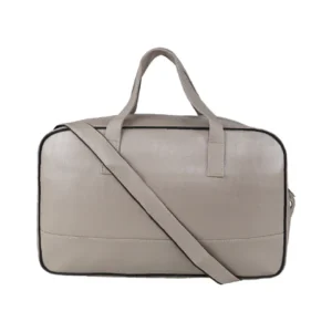 Arkz PU Leather 32L Fizz Duffle Bag - Grey