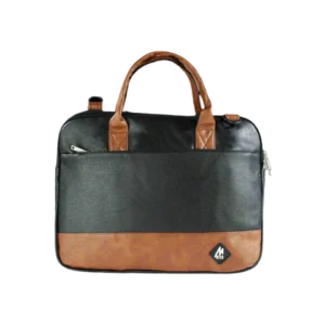 Arkz Executive File Bag - Black & Tan