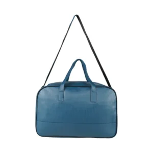 Arkz PU Leather 32L Fizz Duffle Bag - Indigo