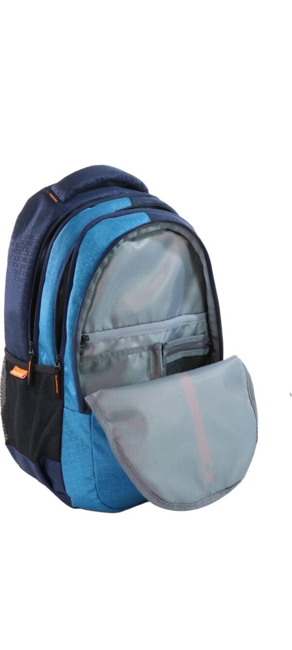 Medium 30 L Laptop Backpack Jupiter Backpacks - Blue & Navy Blue  (Orange) - Image 2