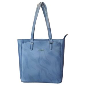 Chic & Spacious Periwinkle Blue Hand Bag - "CAMILY" Brand