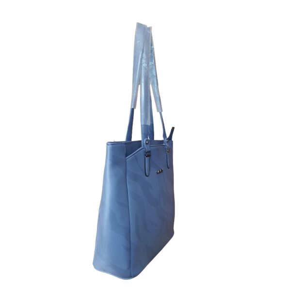 Chic & Spacious Periwinkle Blue Hand Bag - "CAMILY" Brand - Image 3