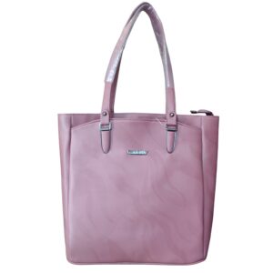 Elegant & Spacious Rose Pink Hand Bag - "CAMILY" Brand