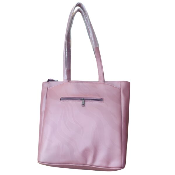 Elegant & Spacious Rose Pink Hand Bag - "CAMILY" Brand - Image 2
