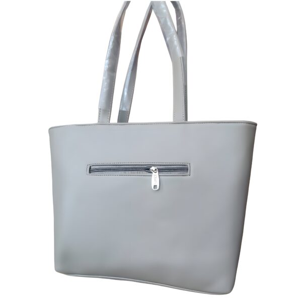 Elegant & Versatile Everyday Light Grey Hand Bag- "CAMILY" - Image 5