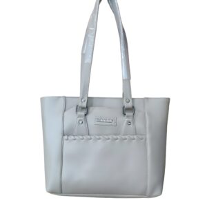 Elegant & Versatile Everyday Light Grey Hand Bag- "CAMILY"