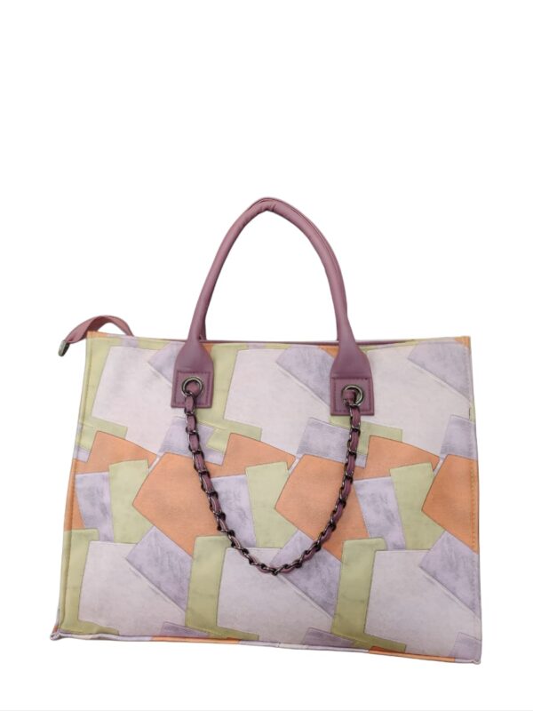 Geometric Chic Hand Bag - Image 2
