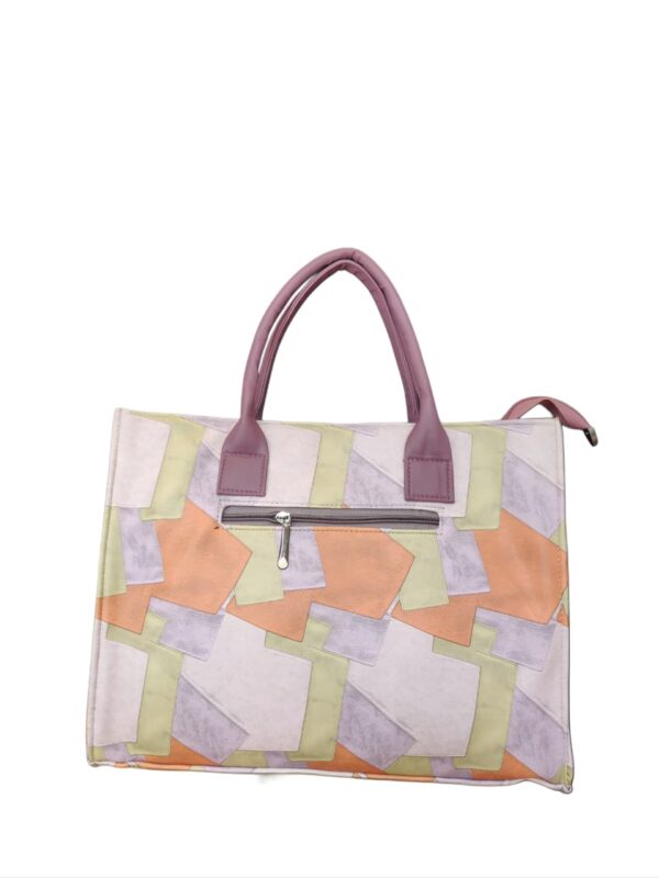Geometric Chic Hand Bag - Image 3