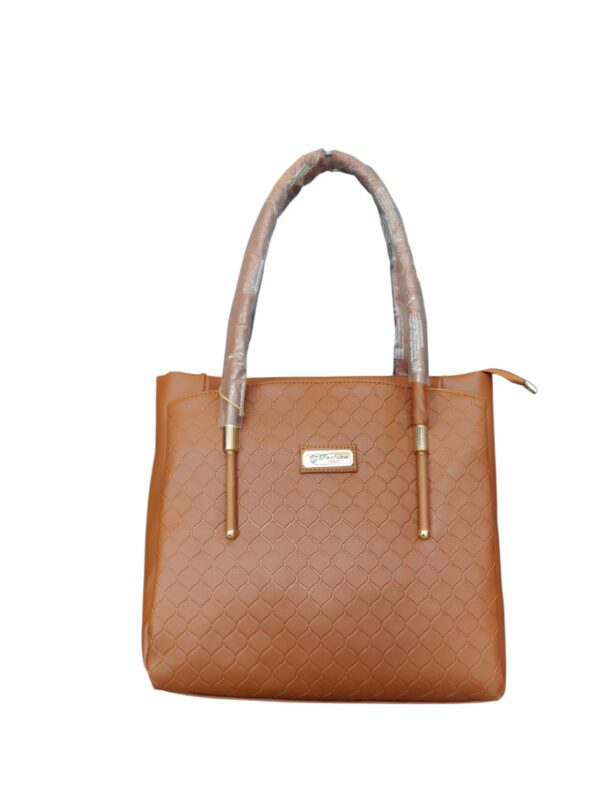 Classic Quilted Satchel Handbag - Image 2