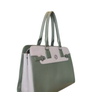 Stylish Two-Tone Tote Bag – Modern Elegance for Everyday