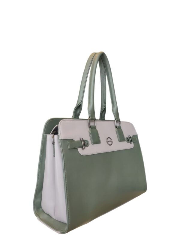 Stylish Two-Tone Tote Bag – Modern Elegance for Everyday