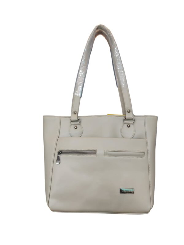 Classic Everyday Tote Bag in Cream - Image 2