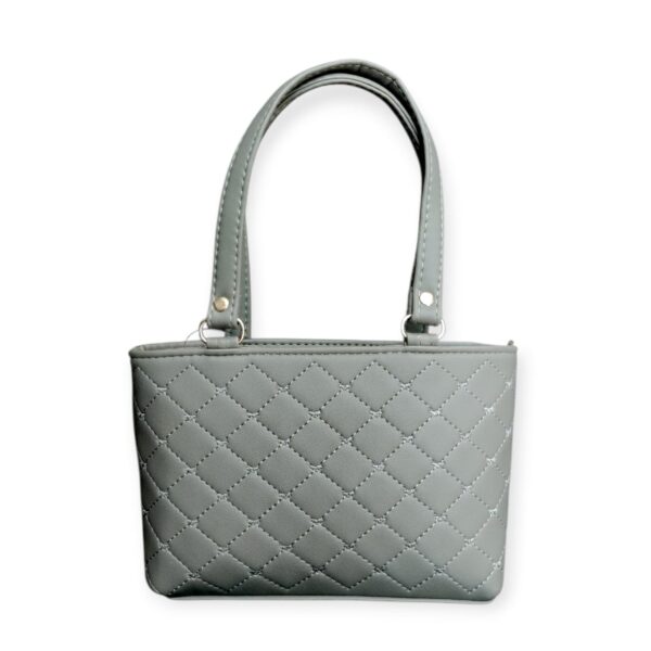 Elegant Quilted Faux Leather Mini Handbag