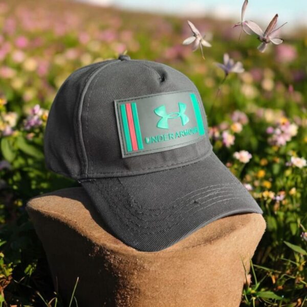 Urban Camouflage Baseball Cap with 'Cool Monkey' Embroidery - Grey Tones - Image 2