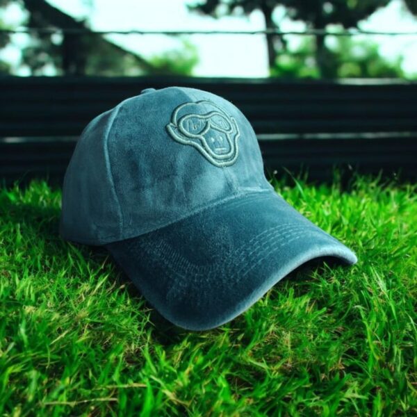 Urban Camouflage Baseball Cap with 'Cool Monkey' Embroidery - Grey Tones - Image 6