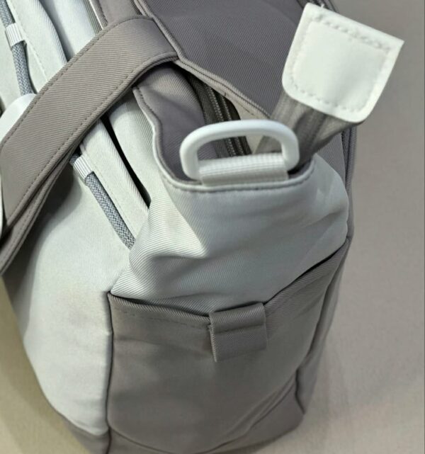 Inspirational Two-Tone Everyday Bag with 'Dream' Patch & Bear Tag - Image 3