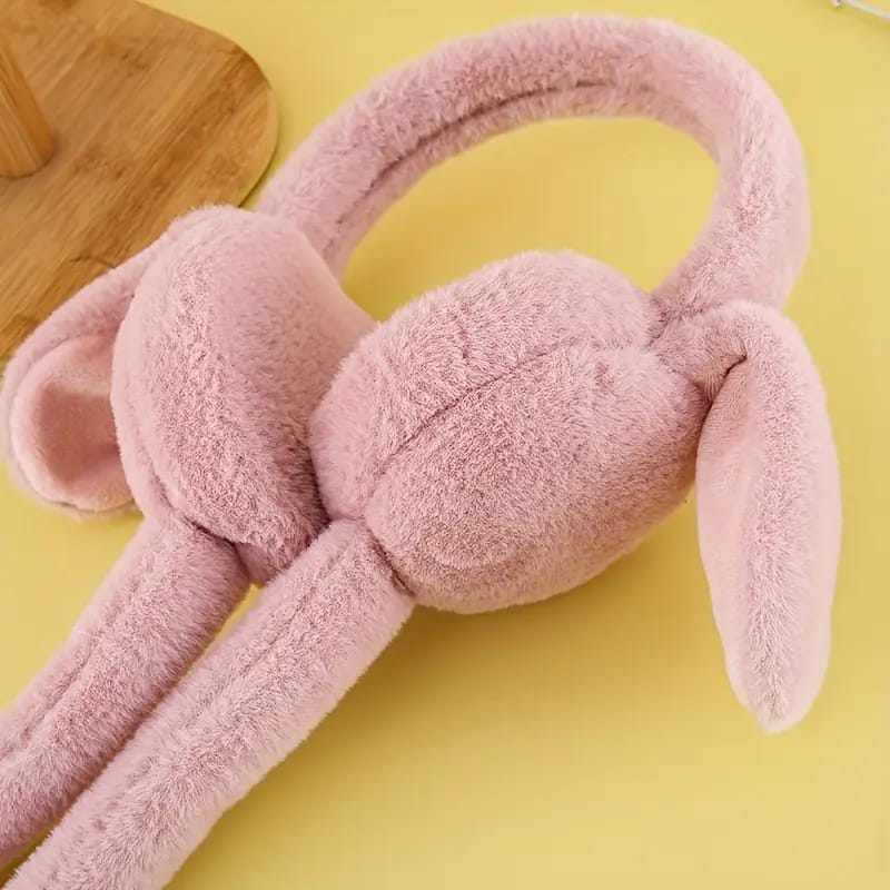 Whimsical & Bendable Long-Limbed Plush Toy / Headband - Playful Grey Design - Image 5