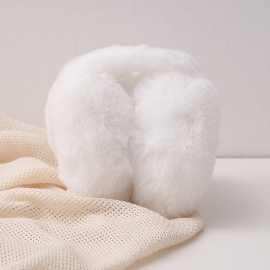 Cozy & Chic Pink Faux Fur Earmuffs - Ultimate Winter Warmth - Image 7