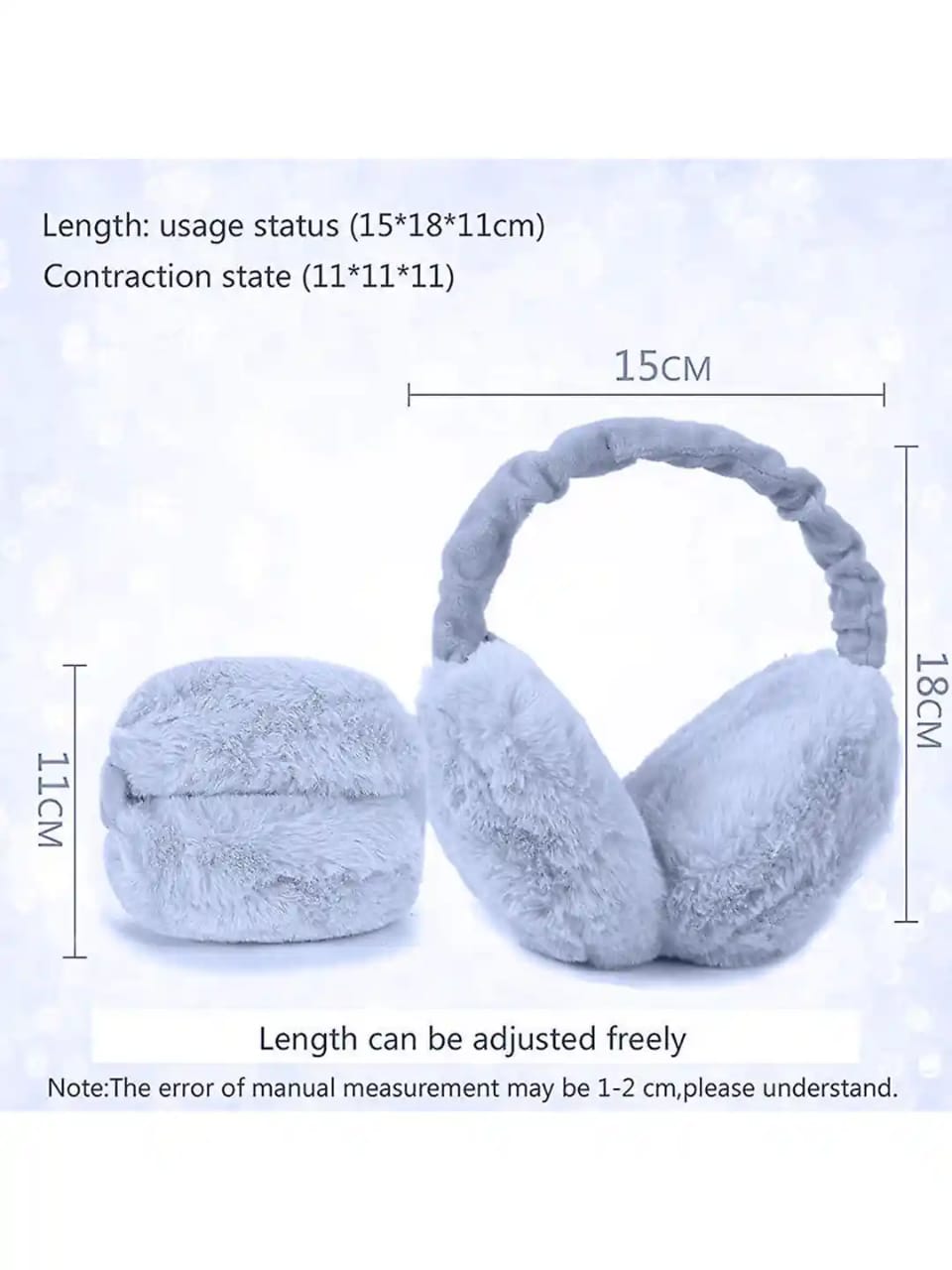Cozy & Chic Pink Faux Fur Earmuffs - Ultimate Winter Warmth - Image 9