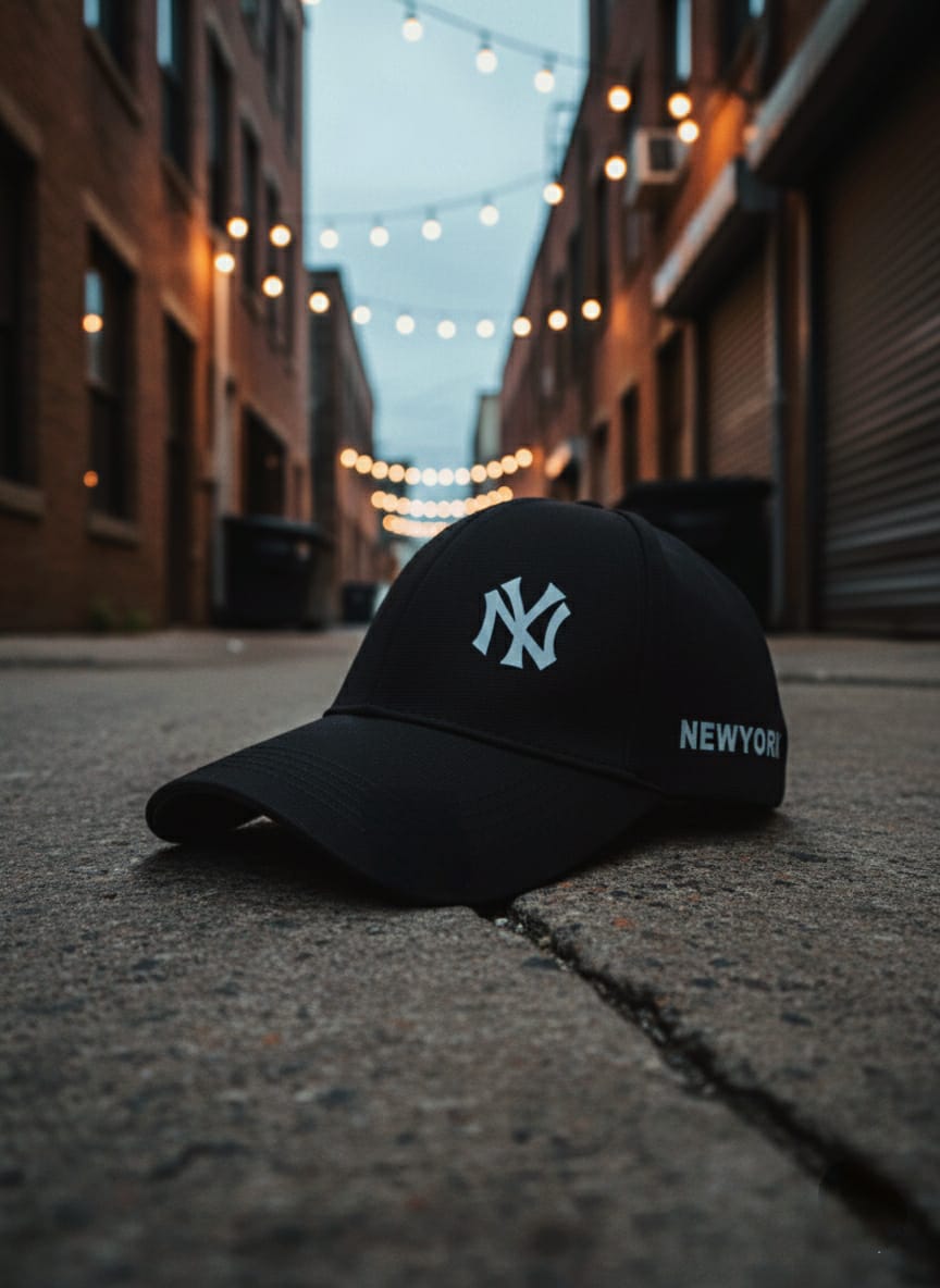 New York Yankees Baseball Cap - Navy Blue/Black