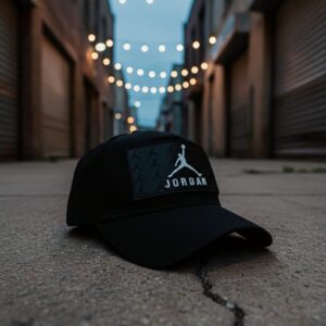 Jordan Jumpman Logo Black Baseball Cap