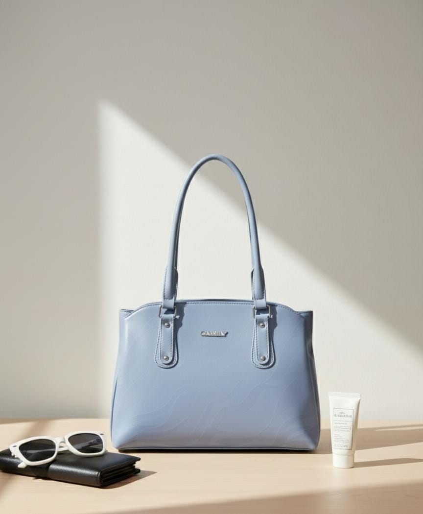 Chic Everyday Carry Faux Leather Shoulder Bag