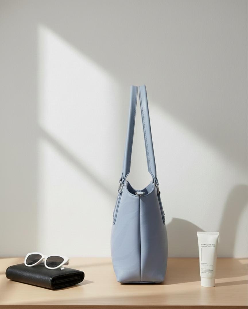 Chic Everyday Carry Faux Leather Shoulder Bag - Image 3