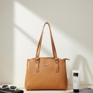 Chic Everyday Carry Faux Leather Shoulder Bag