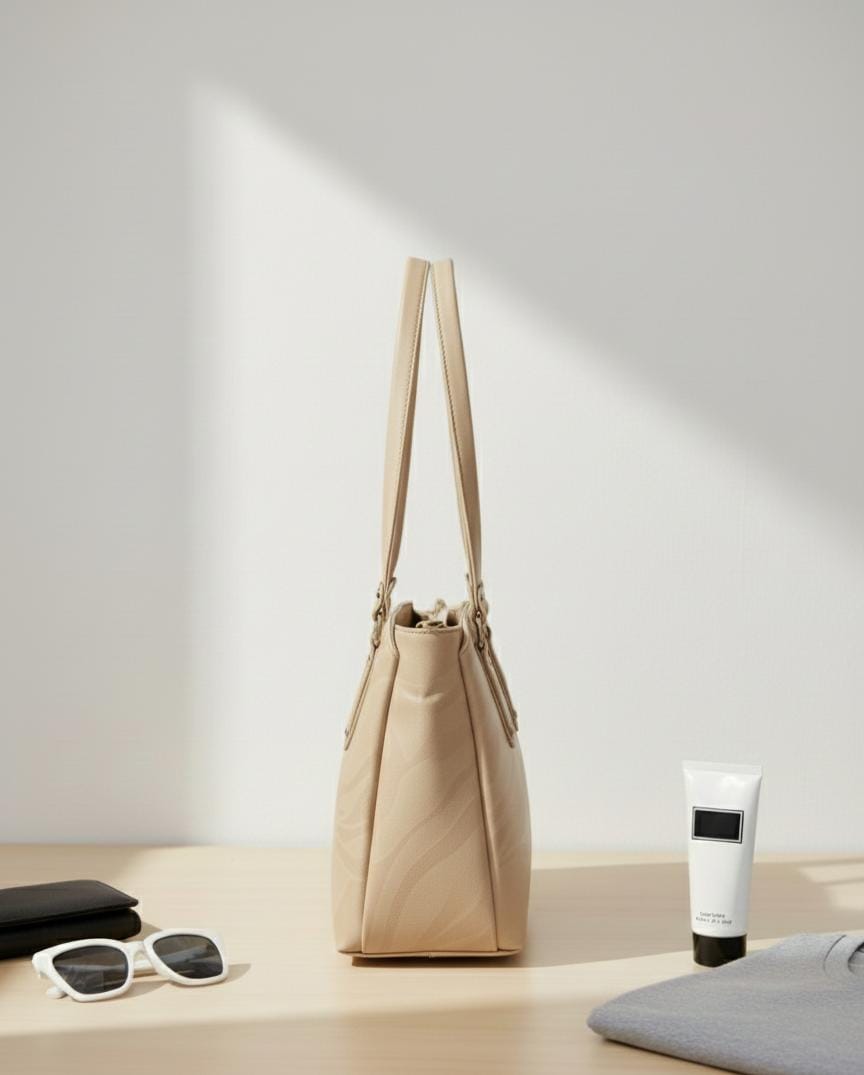 Chic Everyday Carry Faux Leather Shoulder Bag - Image 2